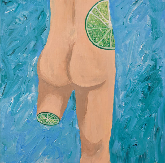 Print of Lime Butt | Jake Snow Art