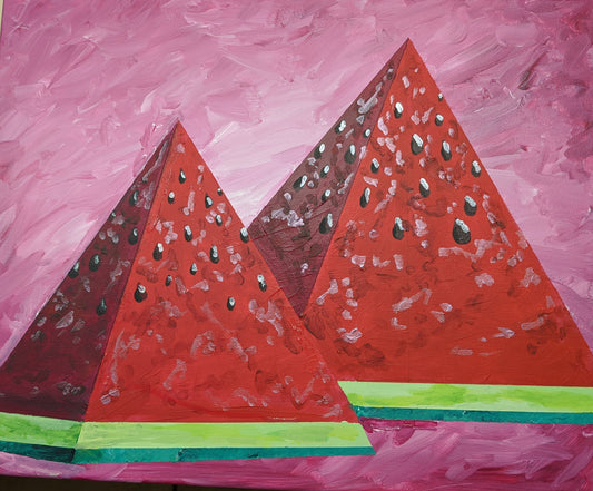 PRINT of Watermelon Pyramids | Jake Snow Art